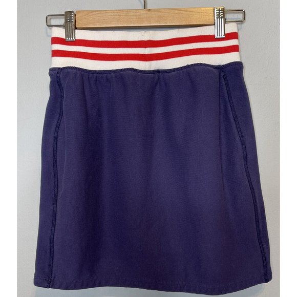 Champion Reverse Weave Skirt Size Small Blue Pull On Stretch Waist Sporty Athltc - Picture 2 of 6